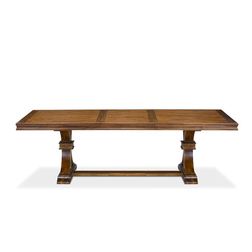 9-Piece Acacia Wood Dining Table Set with 8 Chairs N99129