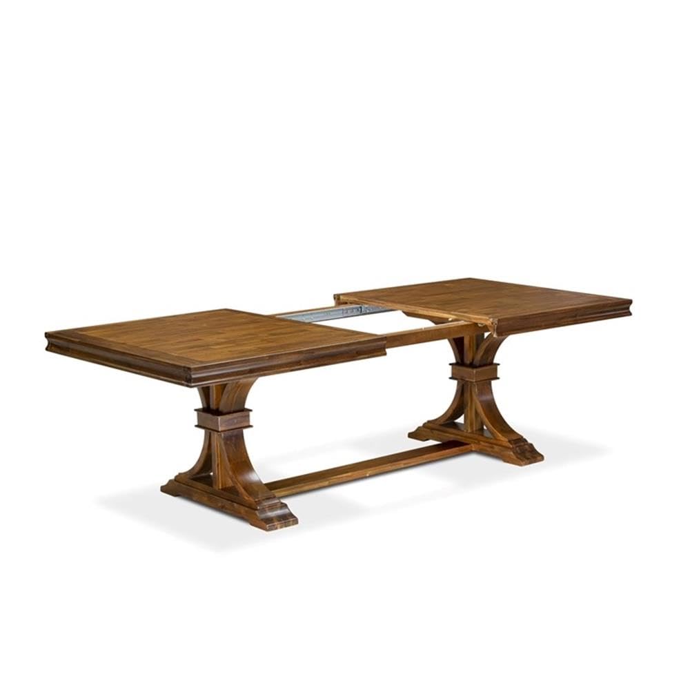 9-Piece Acacia Wood Dining Table Set with 8 Chairs N99129