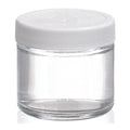 Clear Glass 2oz Straight Sided Jar with Screw Cap, Case of 24 S845