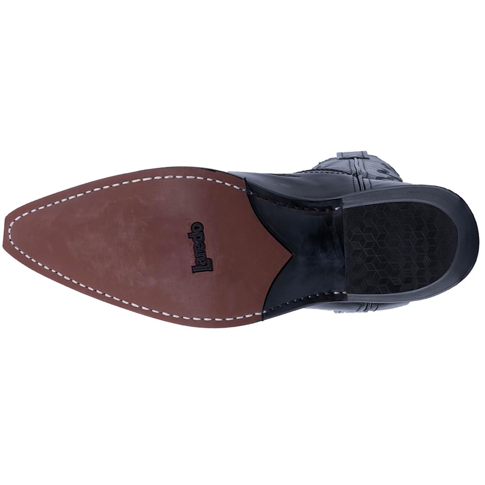 Black Mid Calf Pull On Boots T608