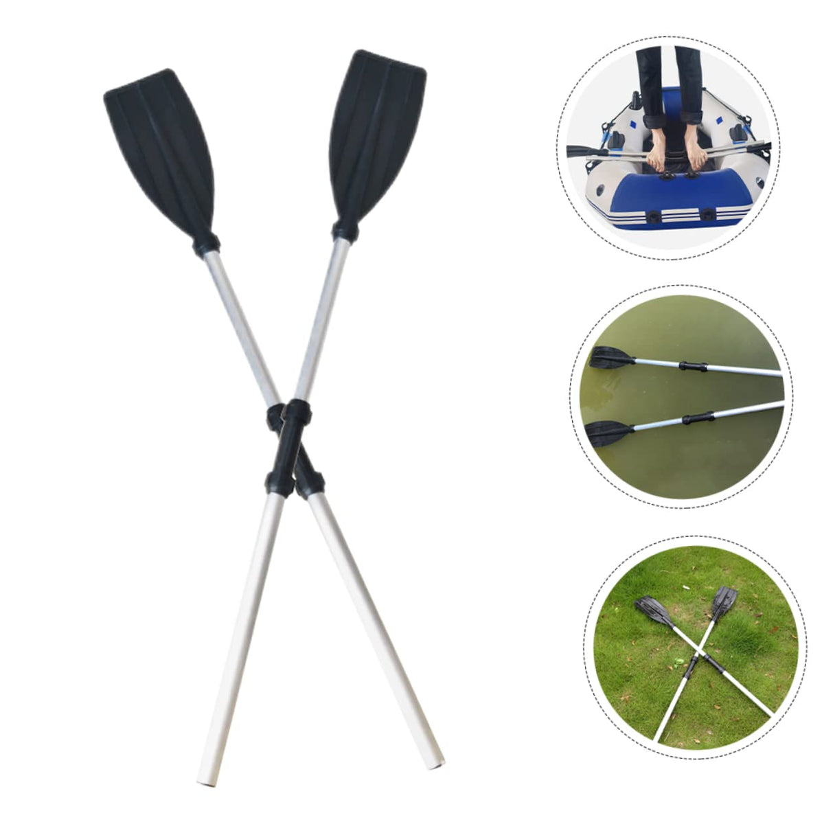 Telescopic Aluminum Alloy Kayak Paddles E637482