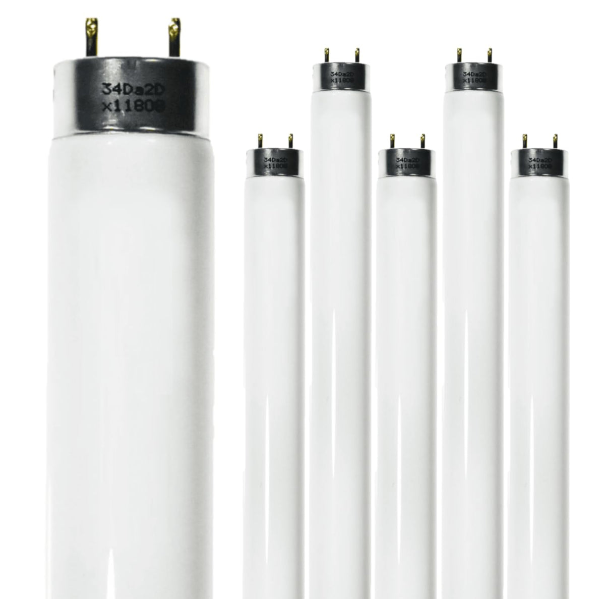 24 Inch T8 Fluorescent Tube Light Bulb 17W 4100K Cool White 2800 Lumen G13 Bi-Pin Base Pack of 6 B83982
