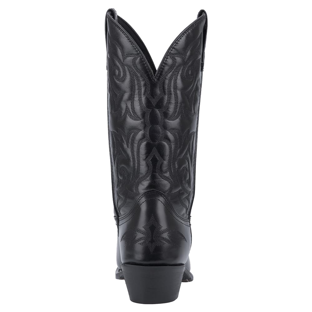 Black Mid Calf Pull On Boots T608