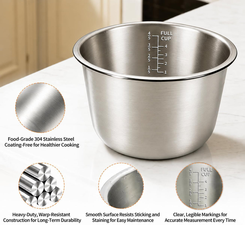 Stainless Steel Replacement Inner Pot Bowl B575