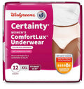 Women's Maximum Absorbency Underwear, XXL, 12 Count U124509