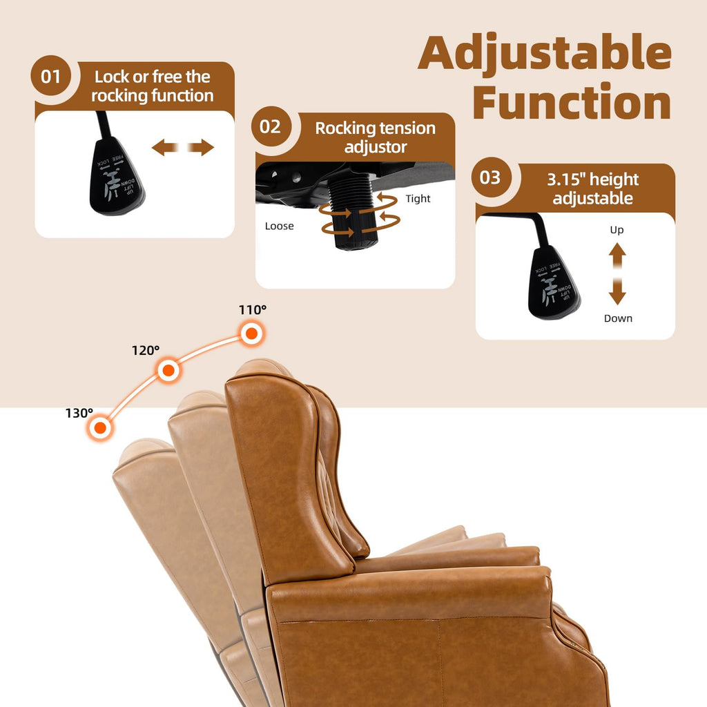 Brown Ergonomic Office Chair A1424