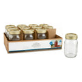 16 oz Regular Mouth Glass Canning Jars with Lids and Rings, 12-Pack X6965