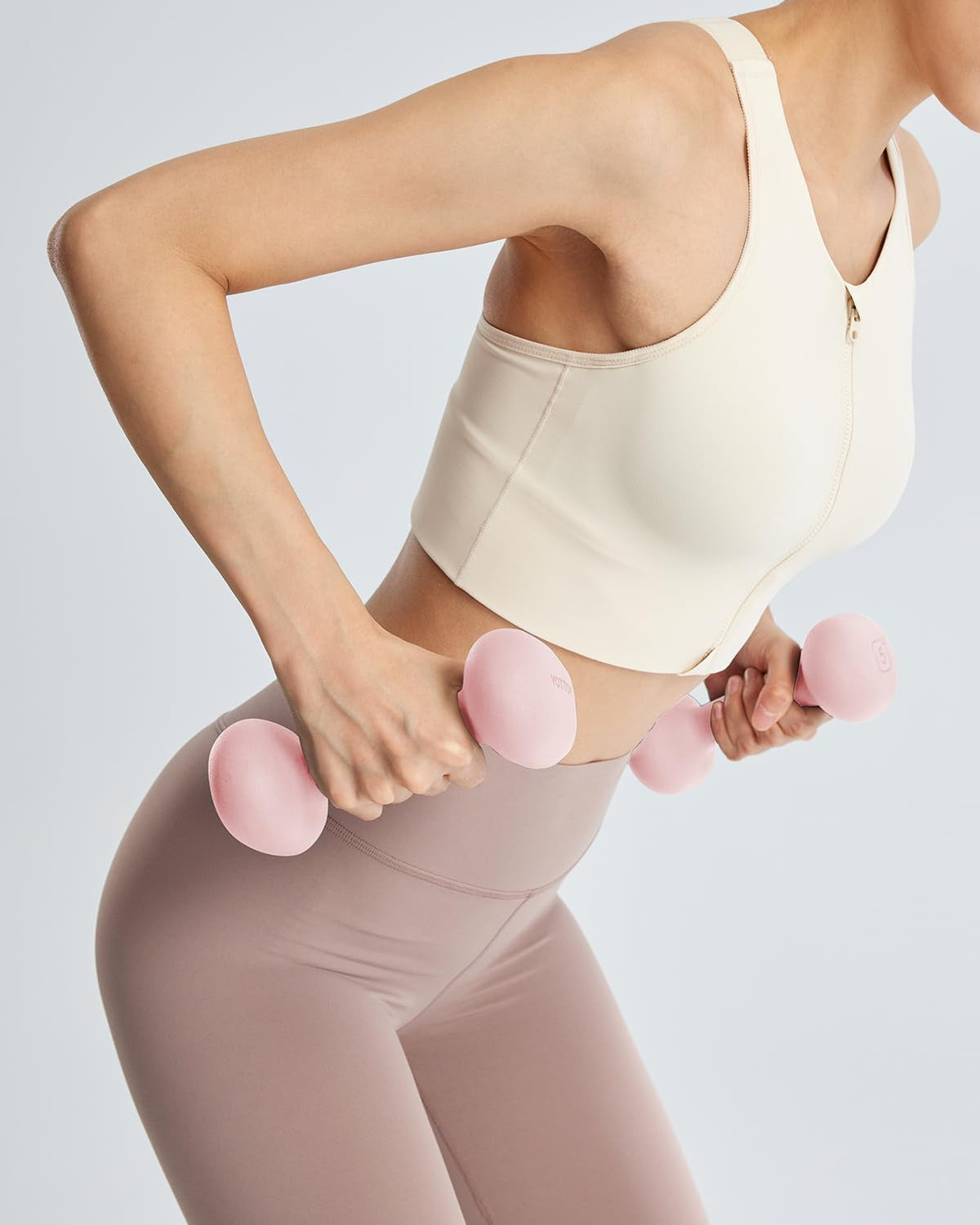2-15 Pound Non-Slip Dumbbell Set of 2 D3324