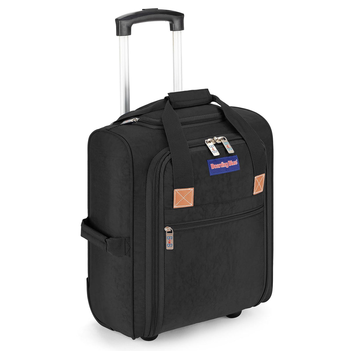 17x13x8 Inches Rolling Underseat Travel Bag Black U656086