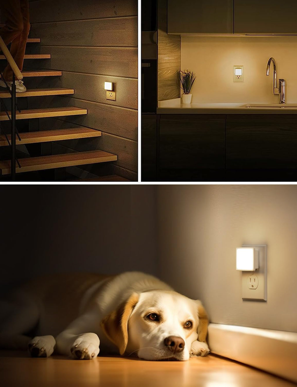 0.3W Plug in Night Lights 2-Pack O69957