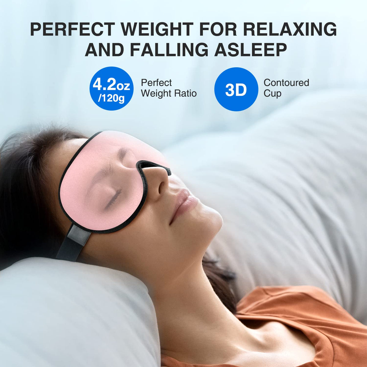 Weighted Sleep Mask 3D Eye Mask J6166