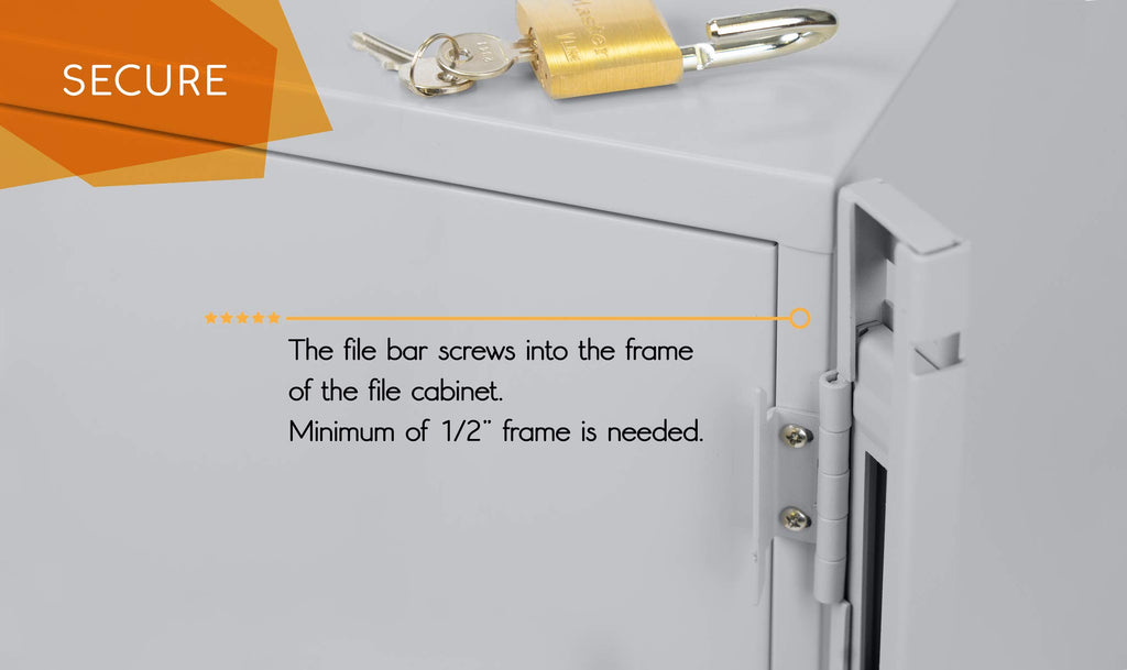 Locking Bar 2 Drawer File Cabinet D377294