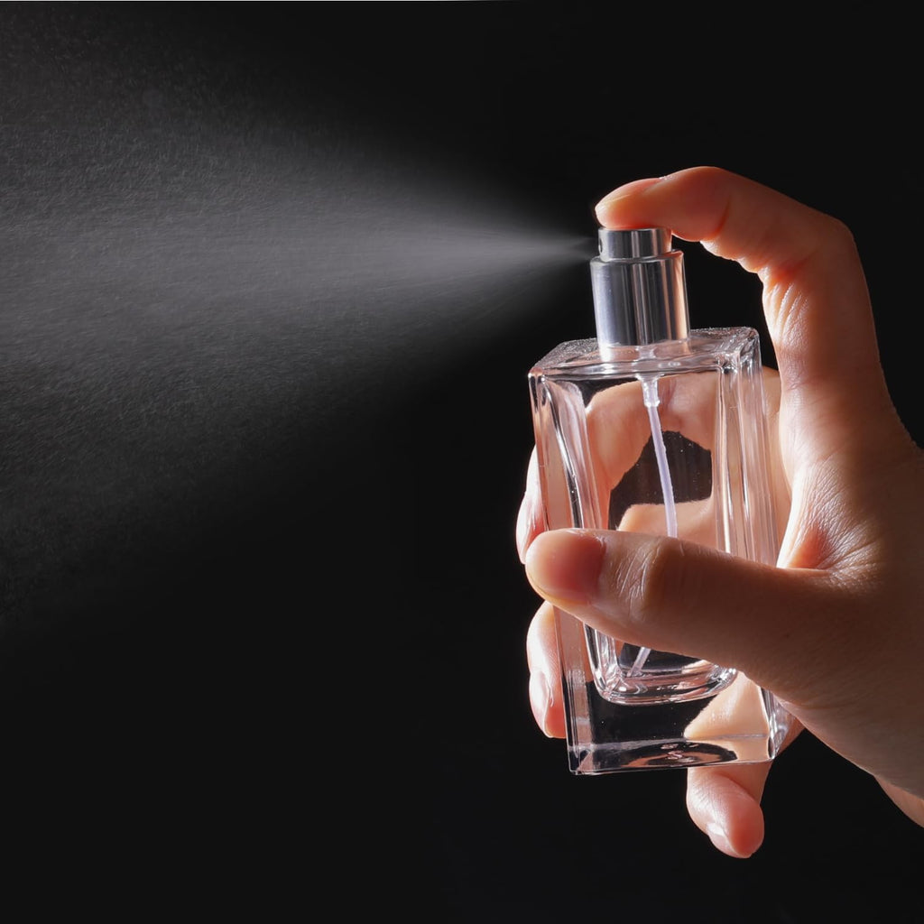 2 Pack 50ml Glass Spray Perfume Bottle Atomizer I135440