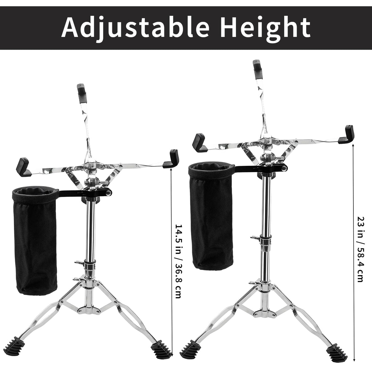 Adjustable Snare Drum Stand with Sticks Holder N202537