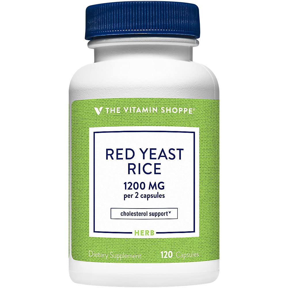Red Yeast Rice 1200 MG 120 Capsules A452963