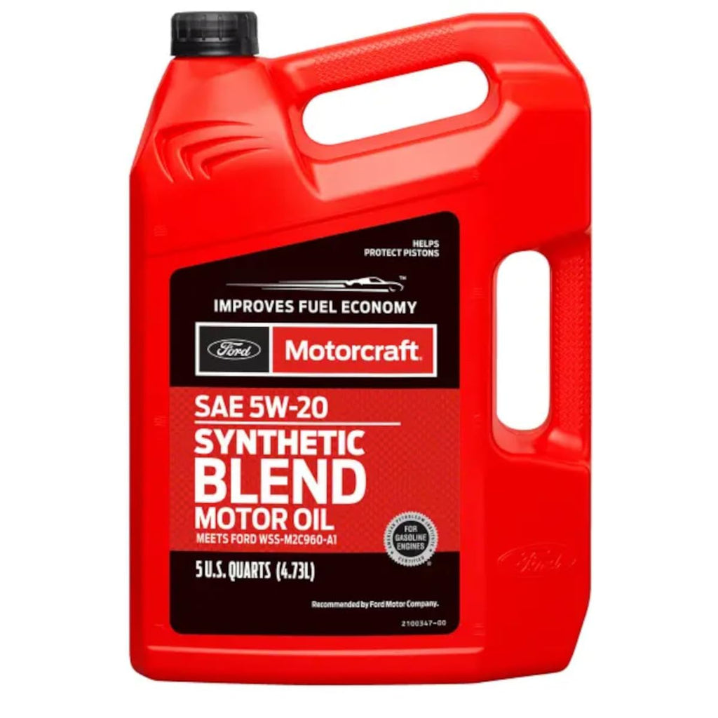 5W-20 Synthetic Blend Motor Oil 5 Quart D8287