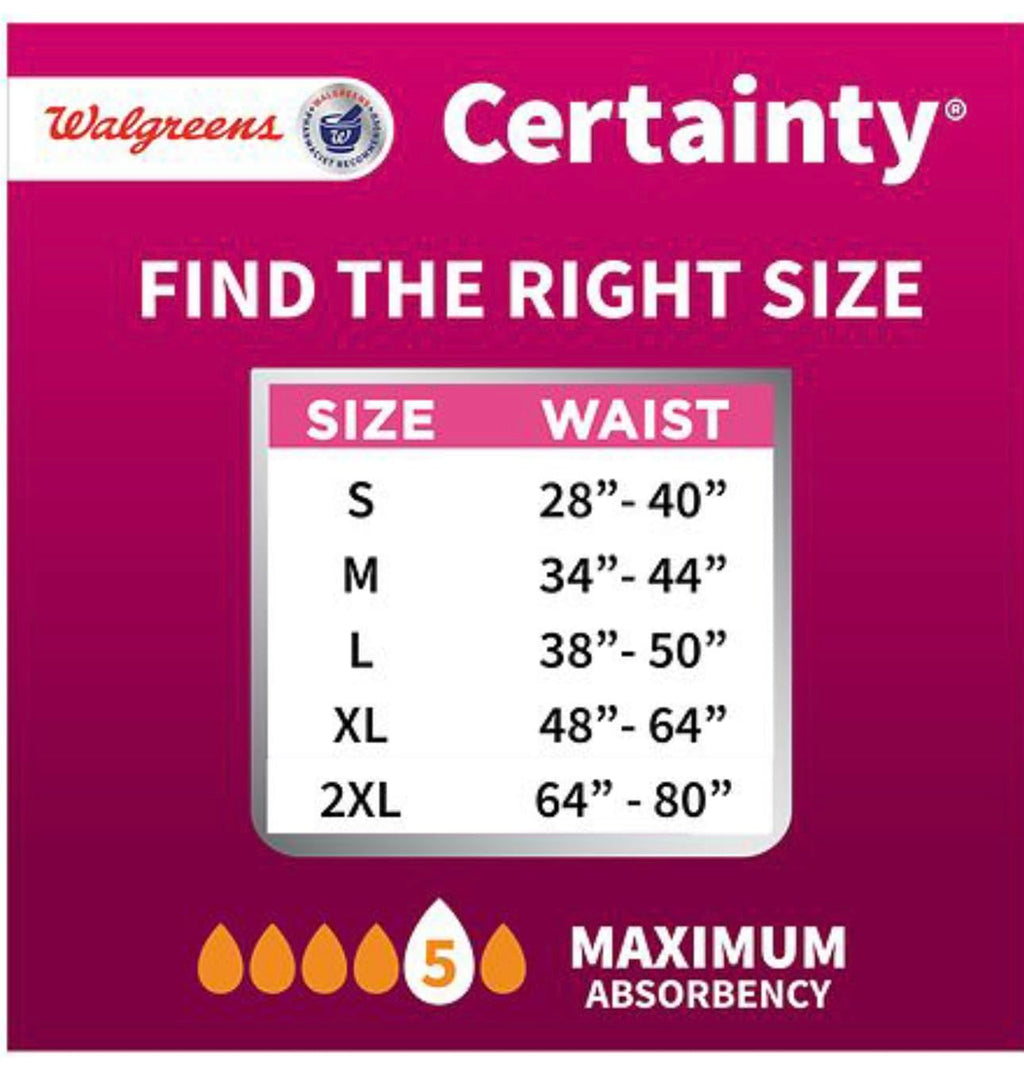 Women's Maximum Absorbency Underwear, XXL, 12 Count U124509