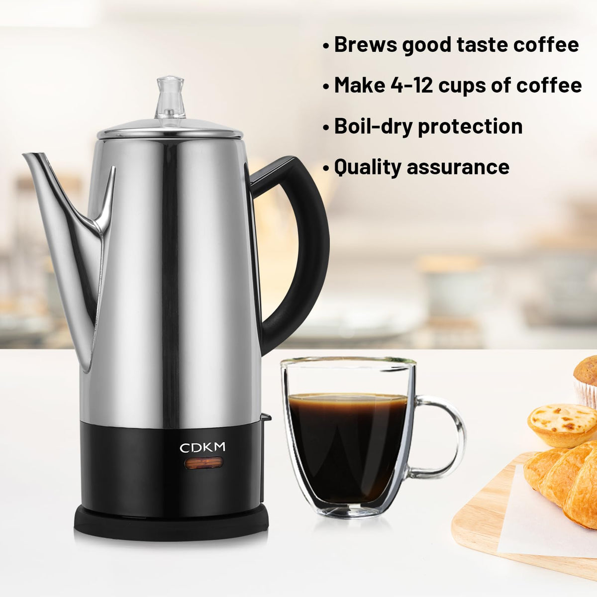 12-Cup Electric Percolator Q71118