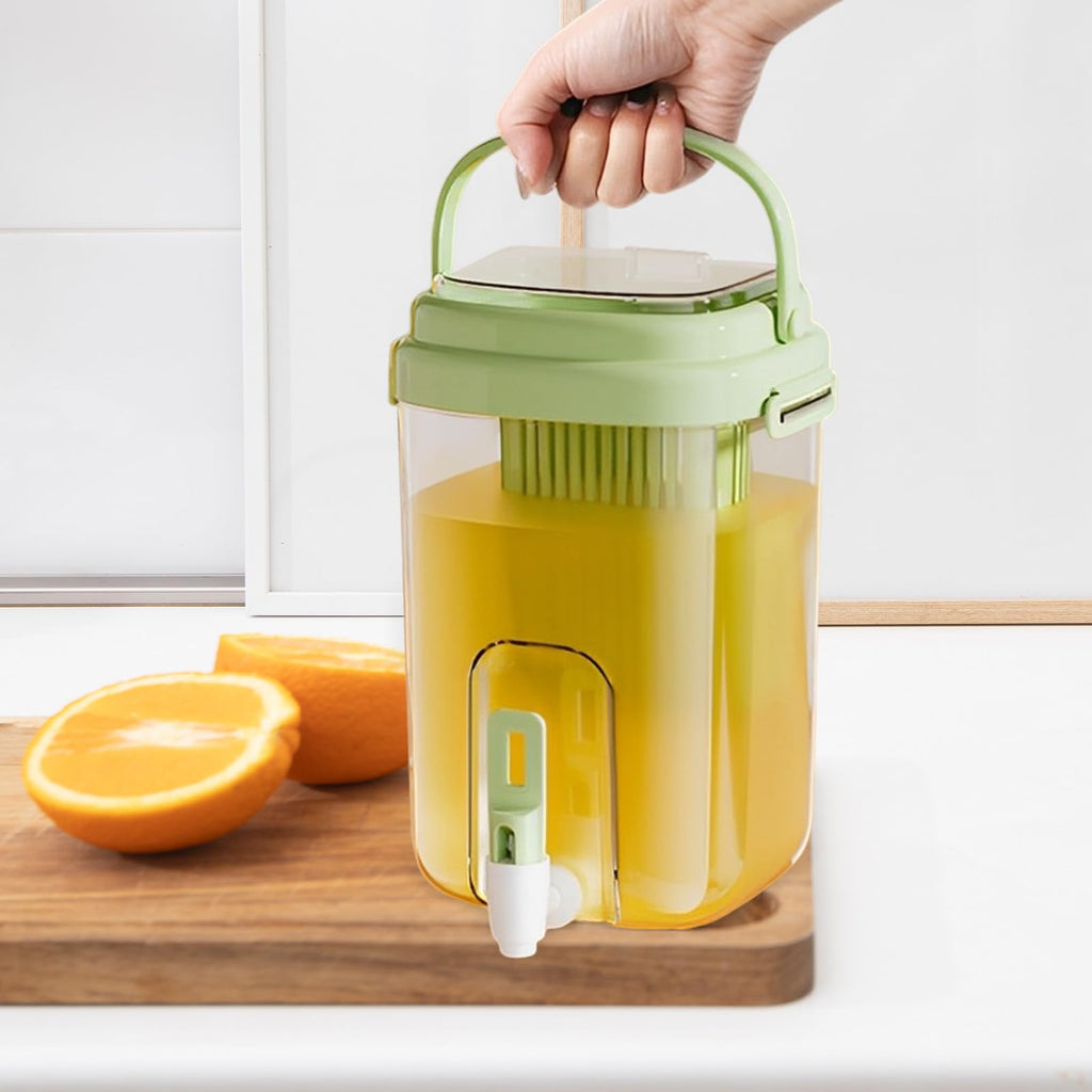 Green 2L Drink Dispenser with Faucet M68314