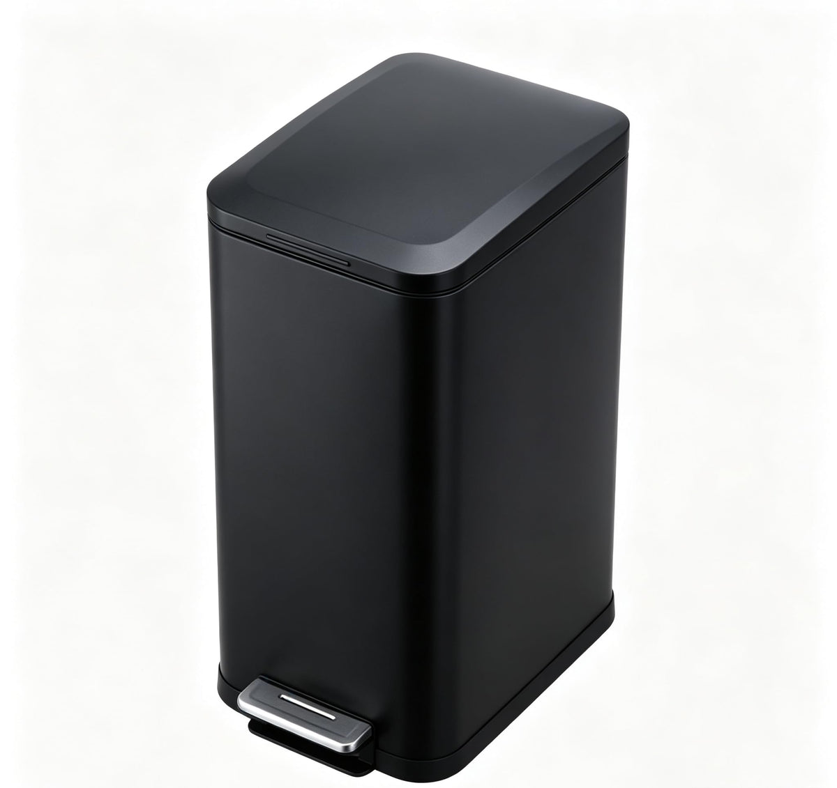 50L Slim Stainless Steel Trash Can with Lid B582206