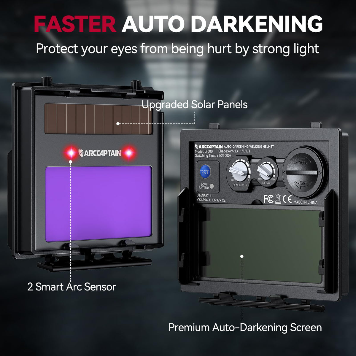 Auto Darkening Welding Helmet E288