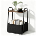 Small Storage Side Table with Metal Frame B769