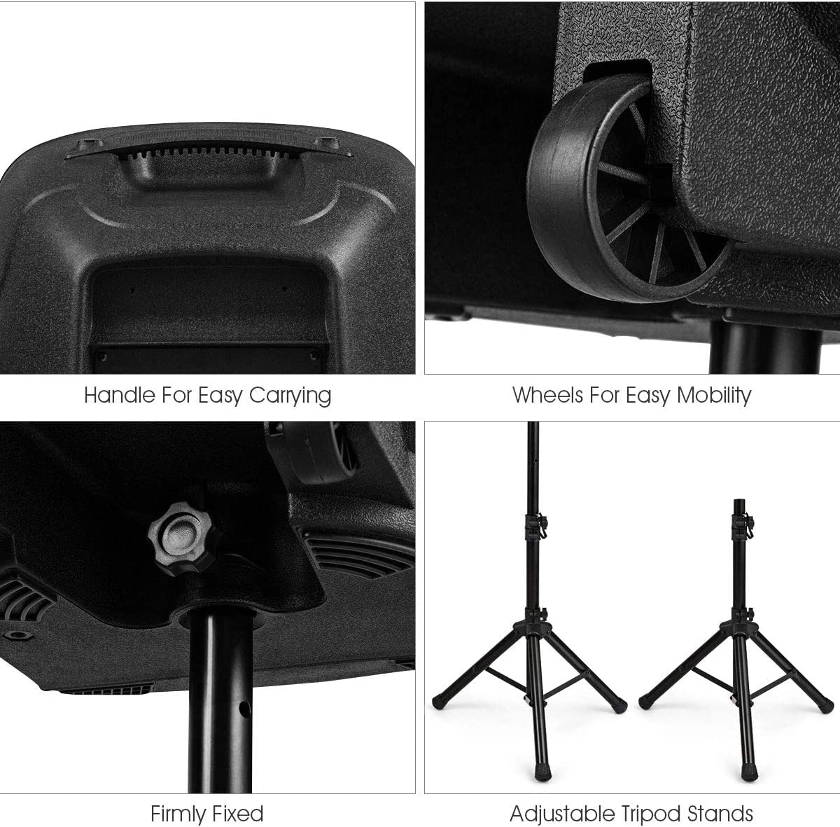 Portable 15" PA Speaker System Set N691686