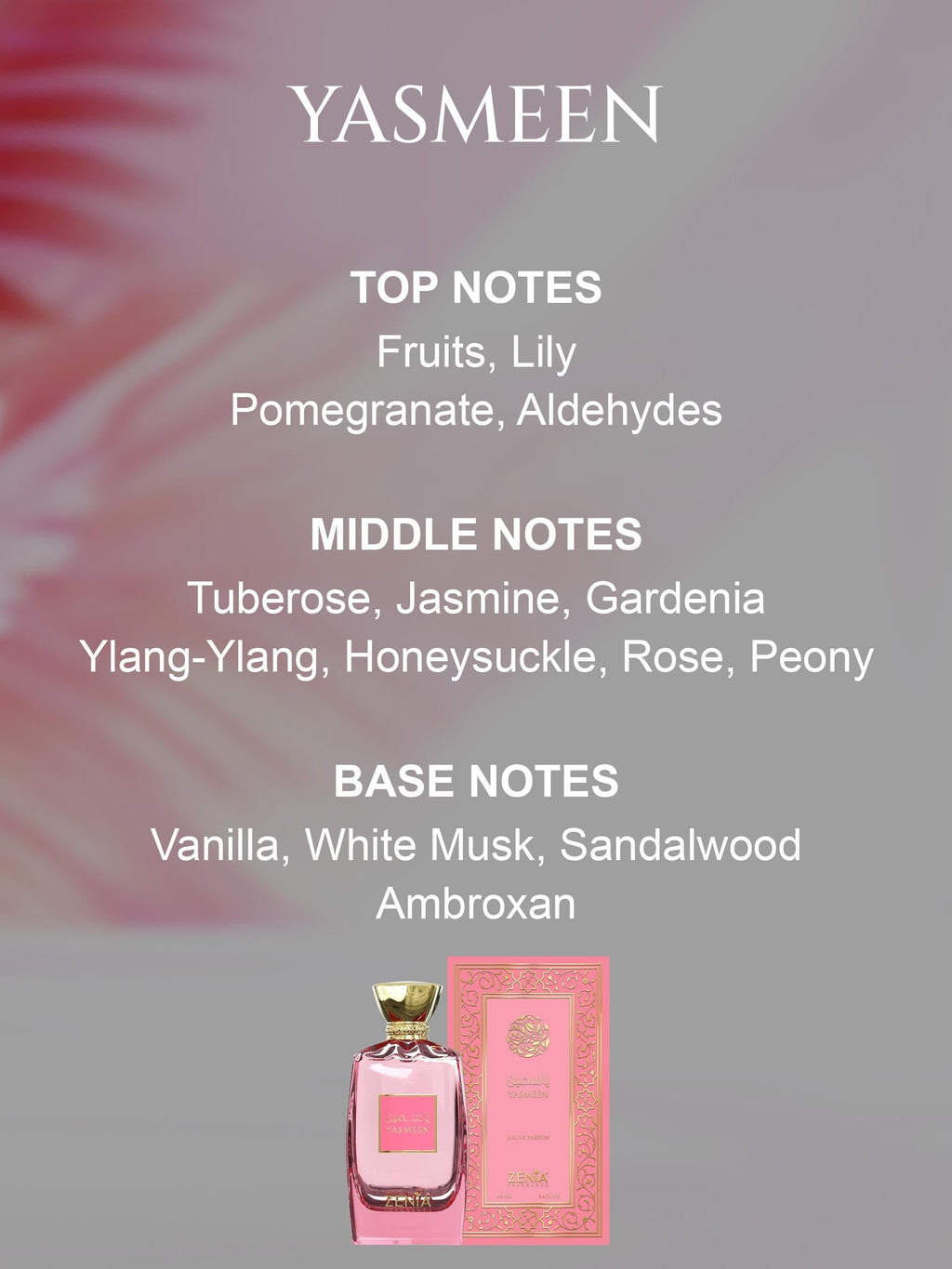 Eau de Parfum Spray 3.4oz Floral Fruity Perfume I10568
