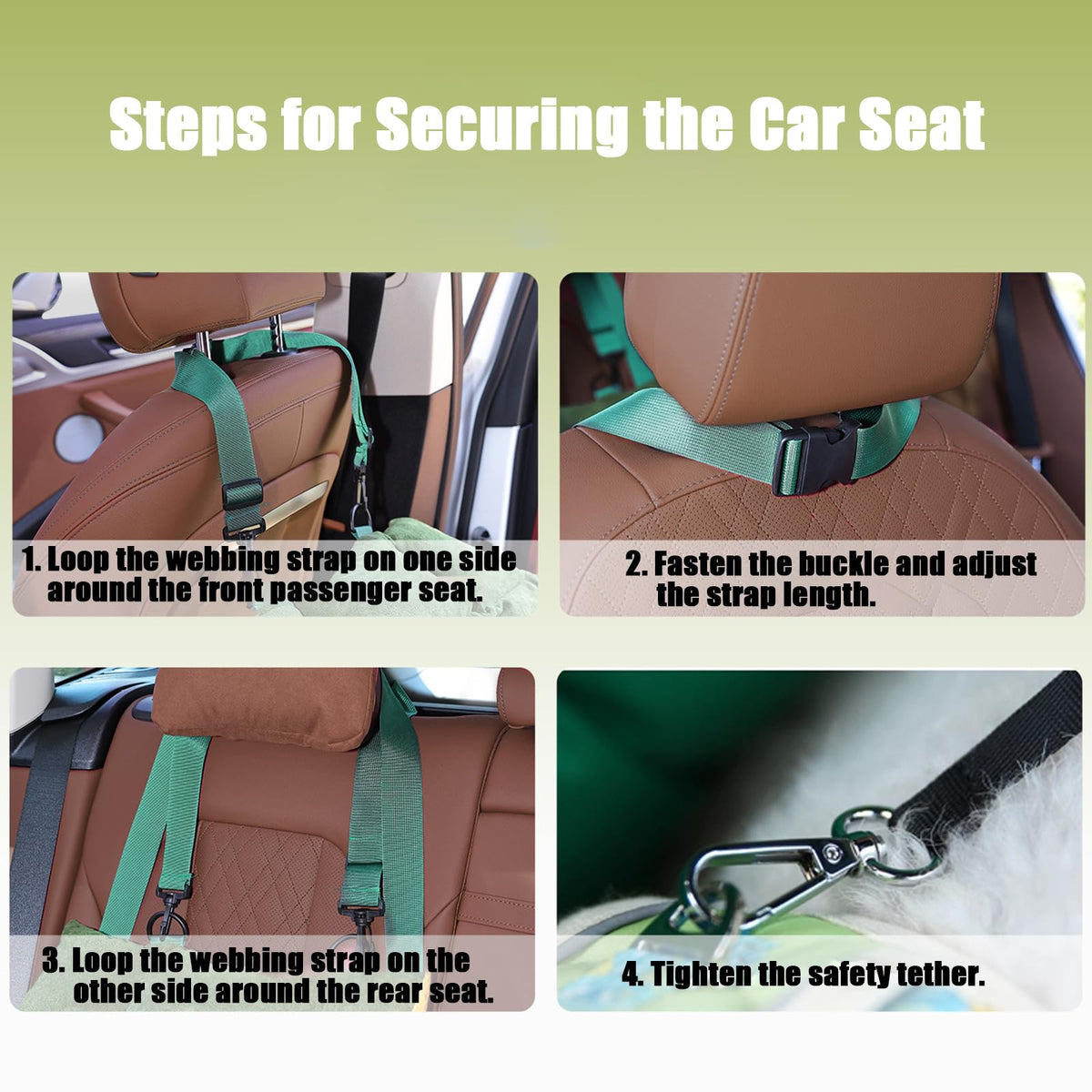 2-in-1 Dog Car Seat A589102