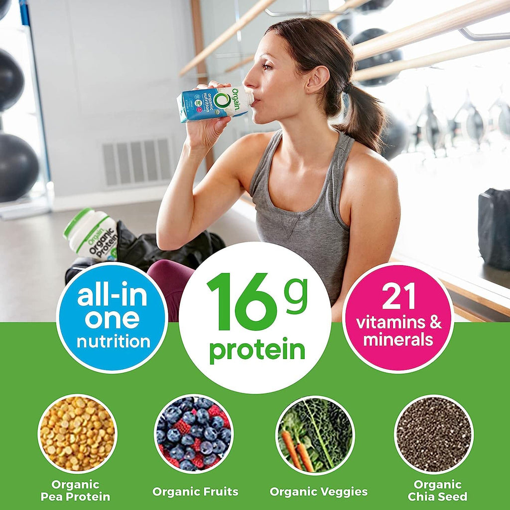 Organic Vegan Plant Based Nutritional Shake, Chocolate Vanilla, 11 Fl Oz (Pack of 4) Z14685