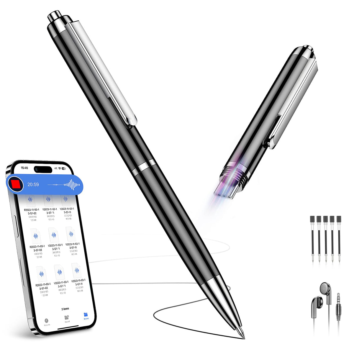 Voice Recorder with USB Type-C Playback U5569