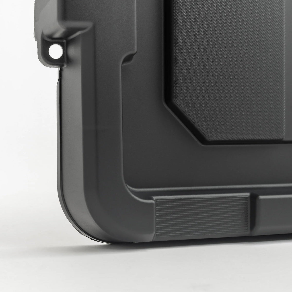 Heavy Duty Plastic Storage Bins with Lockable Lids, Black K478389