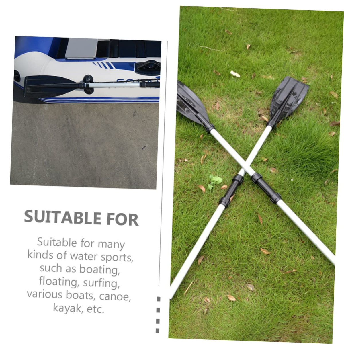 Telescopic Aluminum Alloy Kayak Paddles E637482