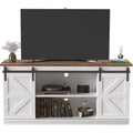 Bright White TV Stand for 65 Inch TV V36872