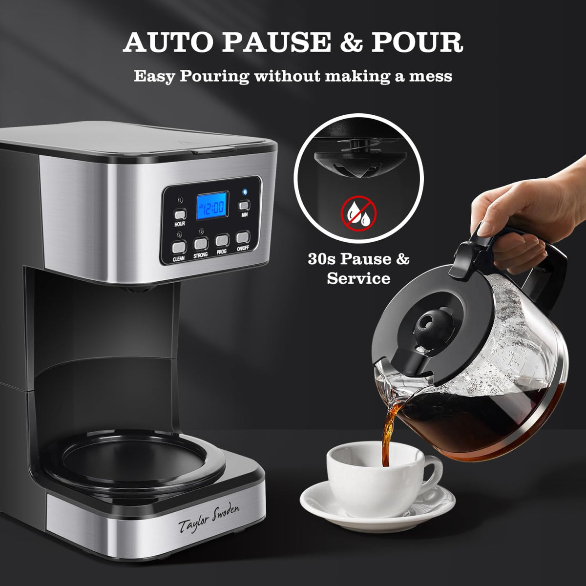 12-Cup Programmable Coffee Maker C47248