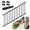 Black Aluminum Deck Railing Kit A17462
