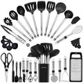 Silicone and Stainless Steel Kitchen Utensil Set O265471