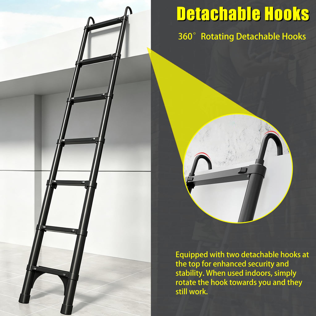 Telescoping Ladder 20FT with Stabilizer R1956