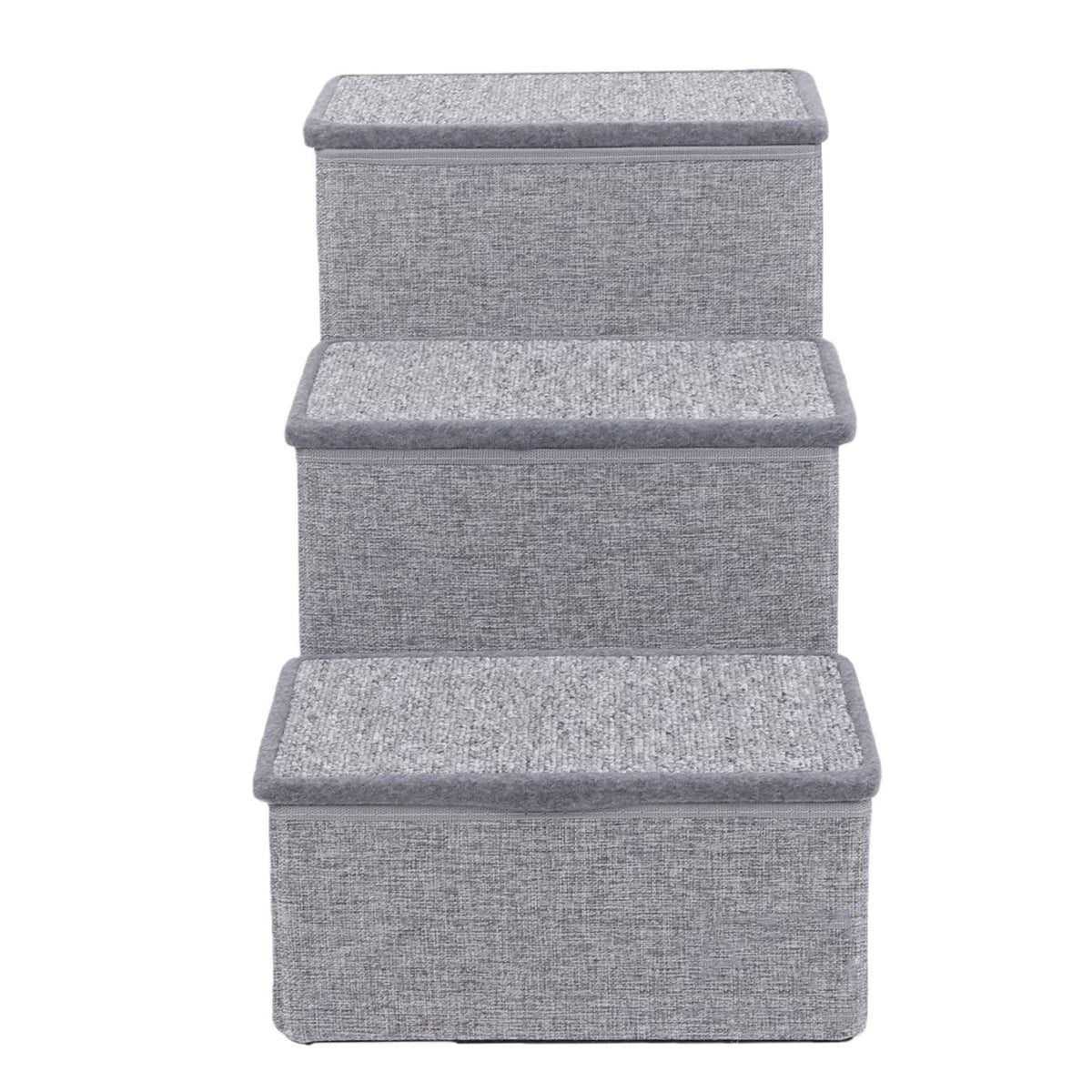 Foldable 3 Step Dog Stairs with Storage C844066