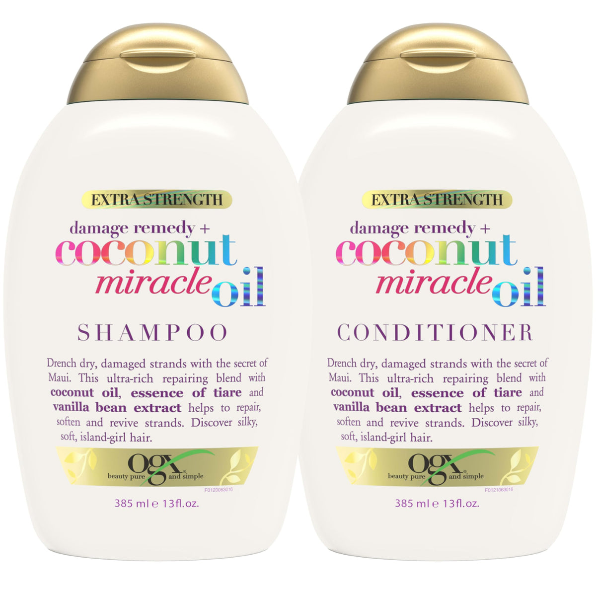 Coconut Oil Shampoo & Conditioner Set S2671