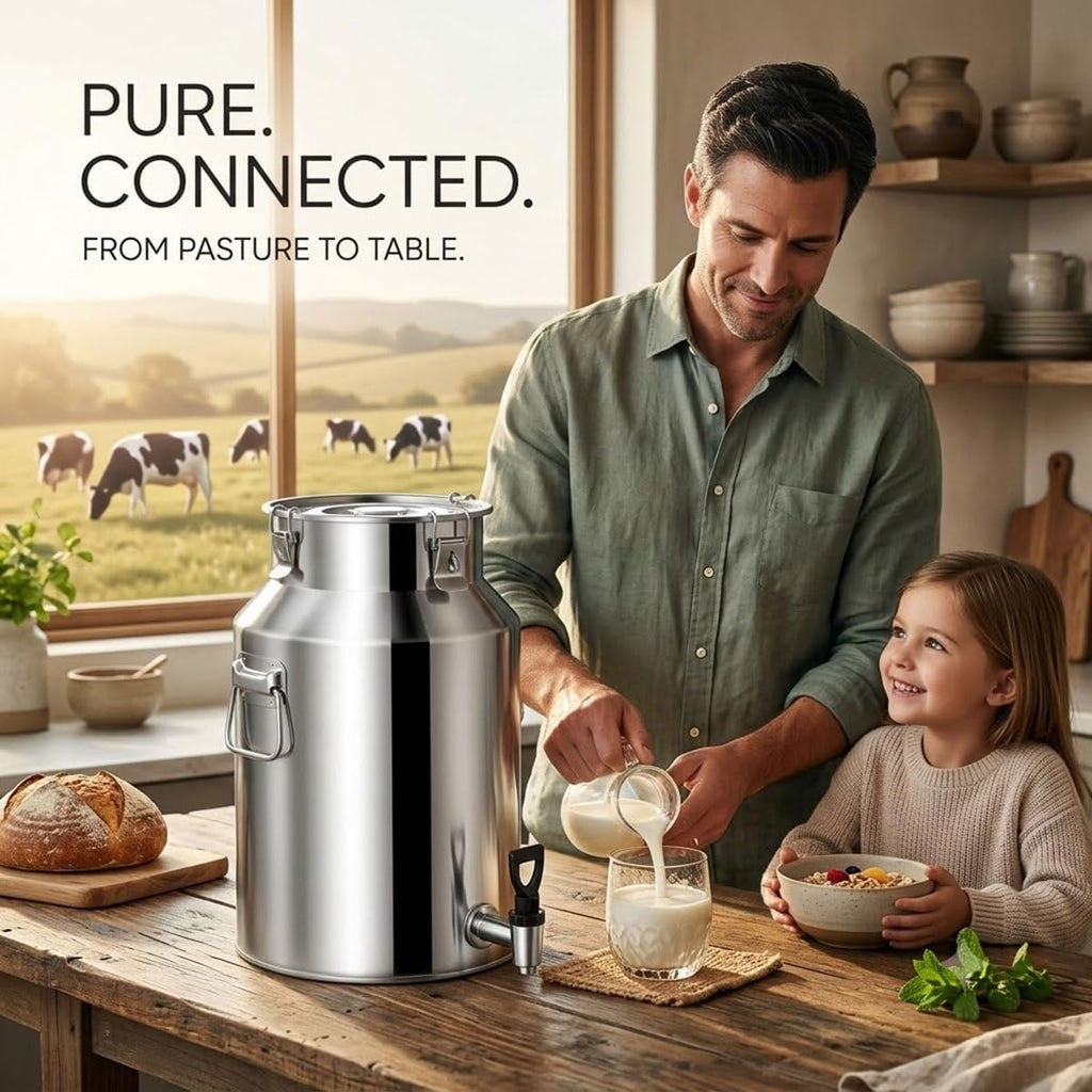 Food Grade Stainless Steel Milk Can with Sealed Lid Y5264