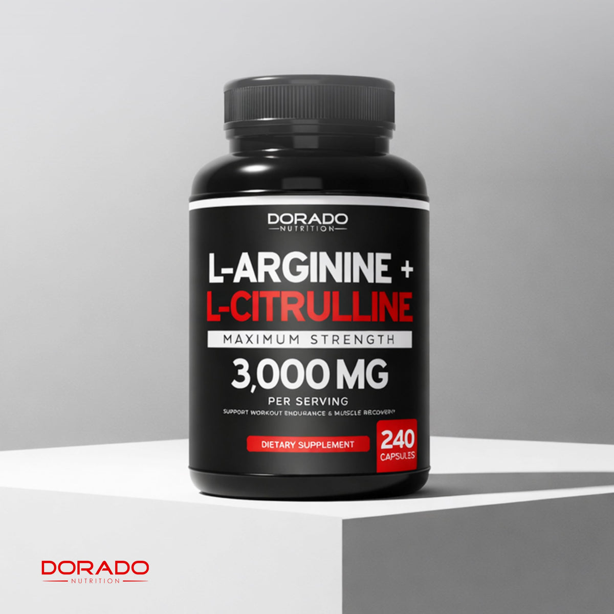 L Arginine L Citrulline 3000mg 240 Capsules Q3354