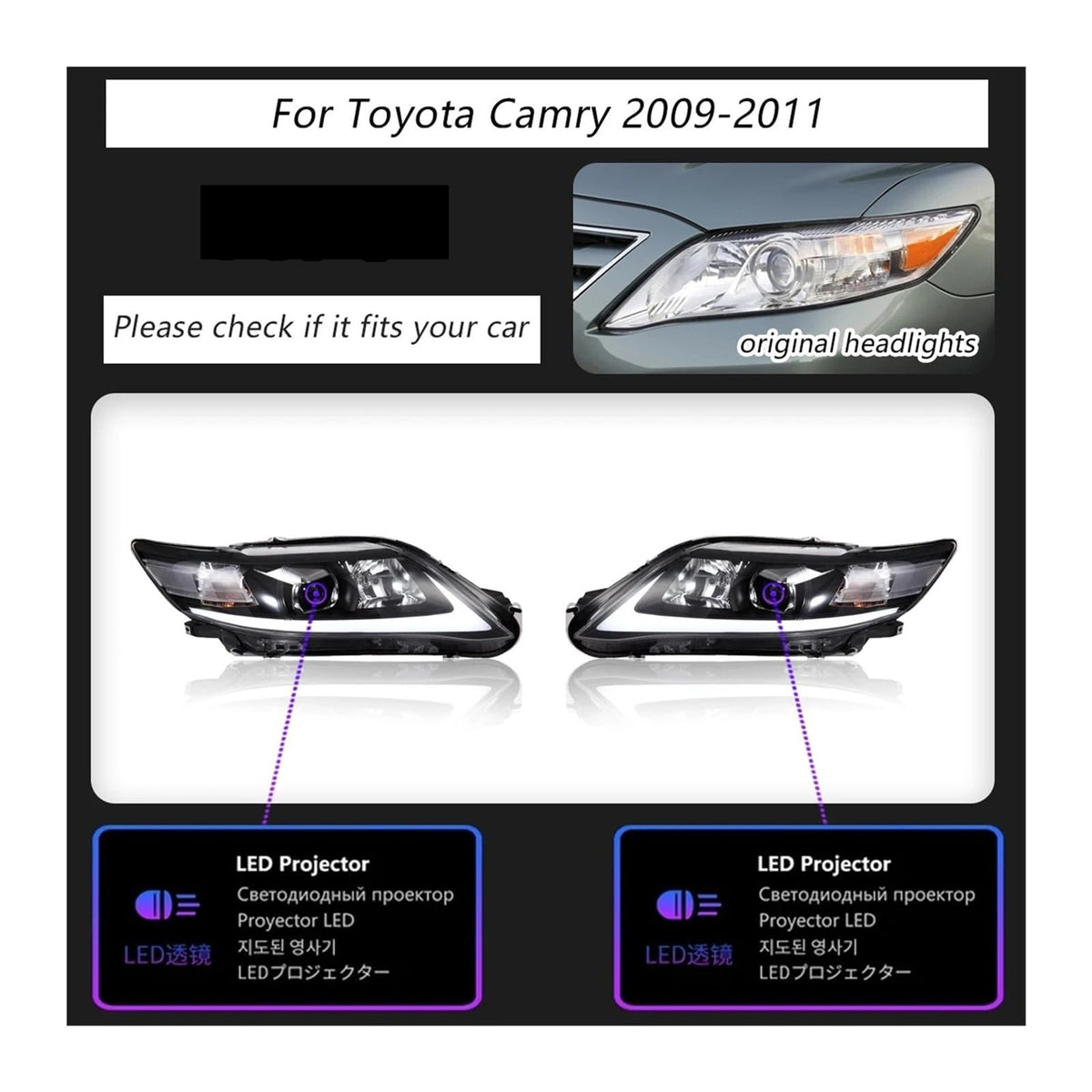 LED Headlight O4088