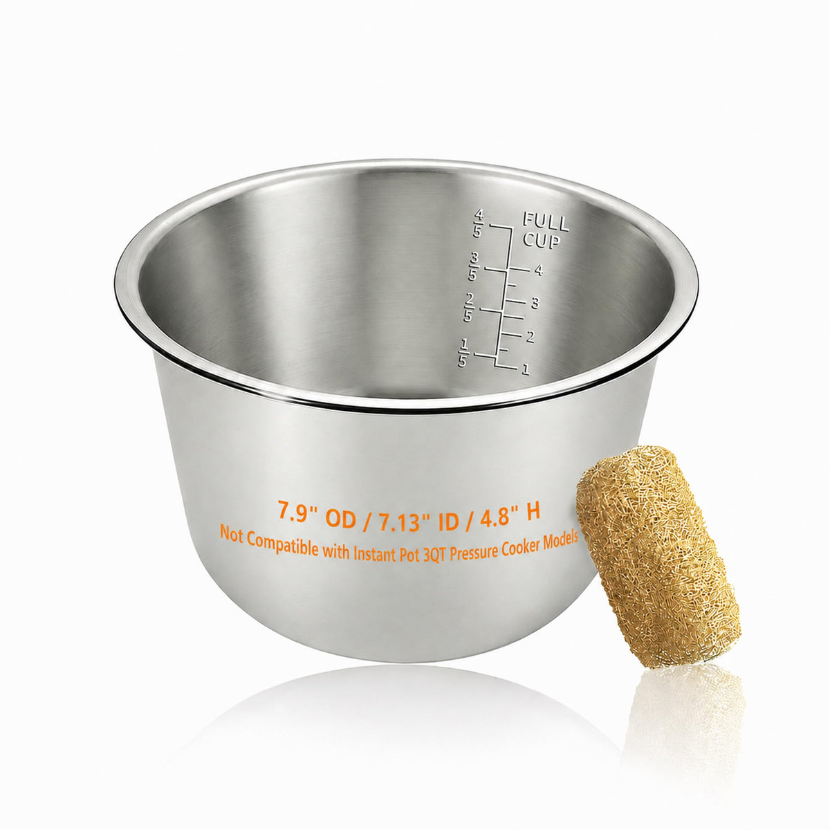 Stainless Steel Replacement Inner Pot Bowl B575