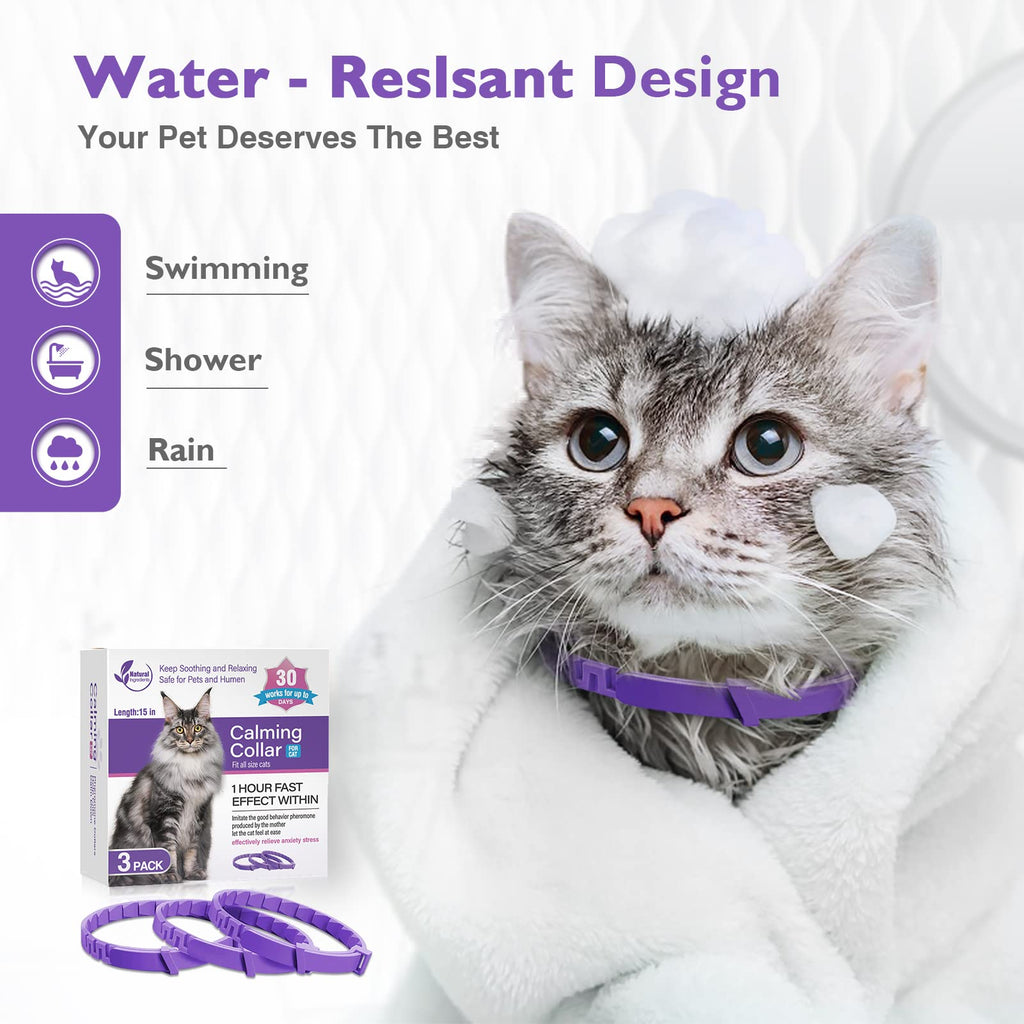 3 Pack Adjustable Calming Collars Q723