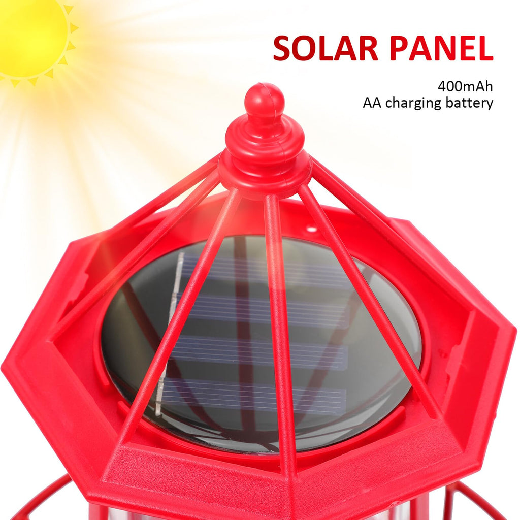 Solar Rotating Lighthouse Landscape Light G65917