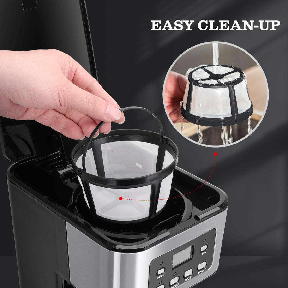 12-Cup Programmable Coffee Maker C47248