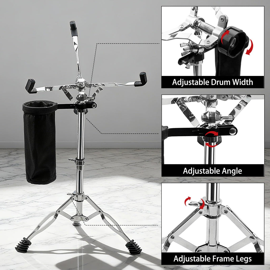 Adjustable Snare Drum Stand with Sticks Holder N202537