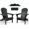 Folding Solid Cedar Wood Adirondack Chair Y686510