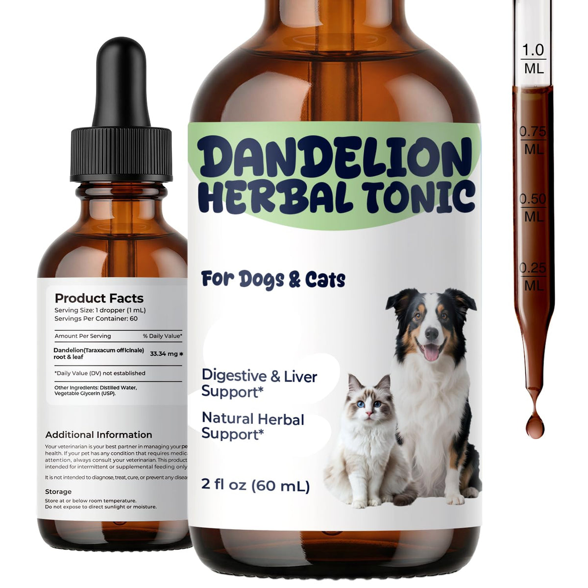 Dandelion Root & Leaf Extract Drops T899